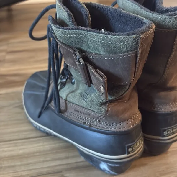 Sorrel Ankle Duck Boots Green Size 7 - Image 4