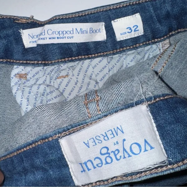 Mersea Voyageur Nomad Cropped Mini Boot Jeans - Image 7
