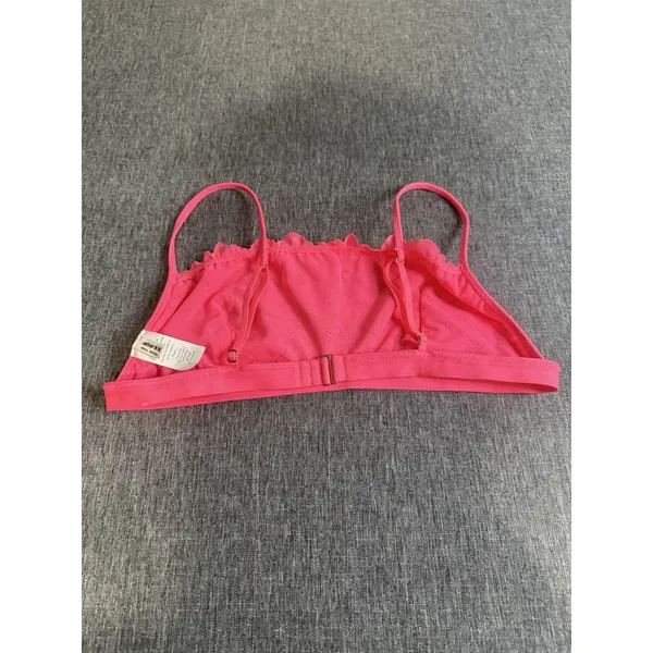 Aerie Bright Pink Floral Lace Bralette Women's Sz M Festival Romance Concert - Image 6