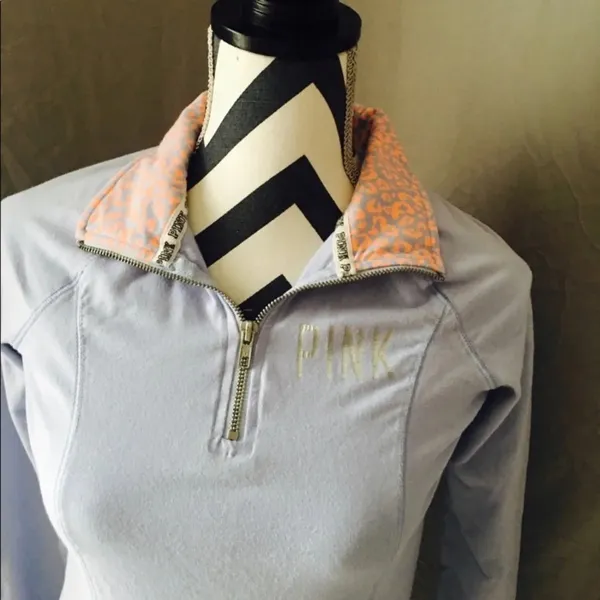 Vs Pink Lilac Quarter Zip Pullover - Image 2