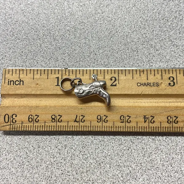 Sterling Silver Western Cowboy Boot Charm Southwestern Jewelry Gift - Image 5