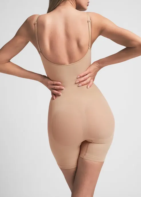 SKIMS Sculpting Mid-Thigh Bodysuit XS - Image 2