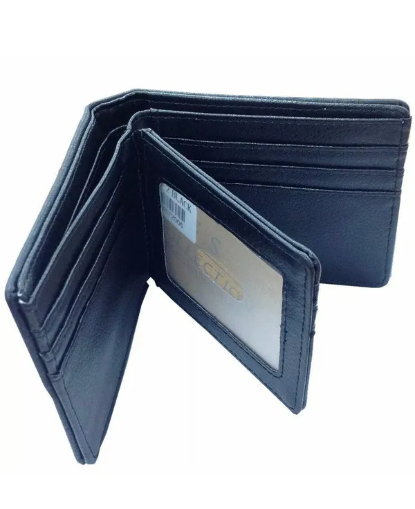 Long Horn Men’s Western Bifold Wallet Black - Image 2