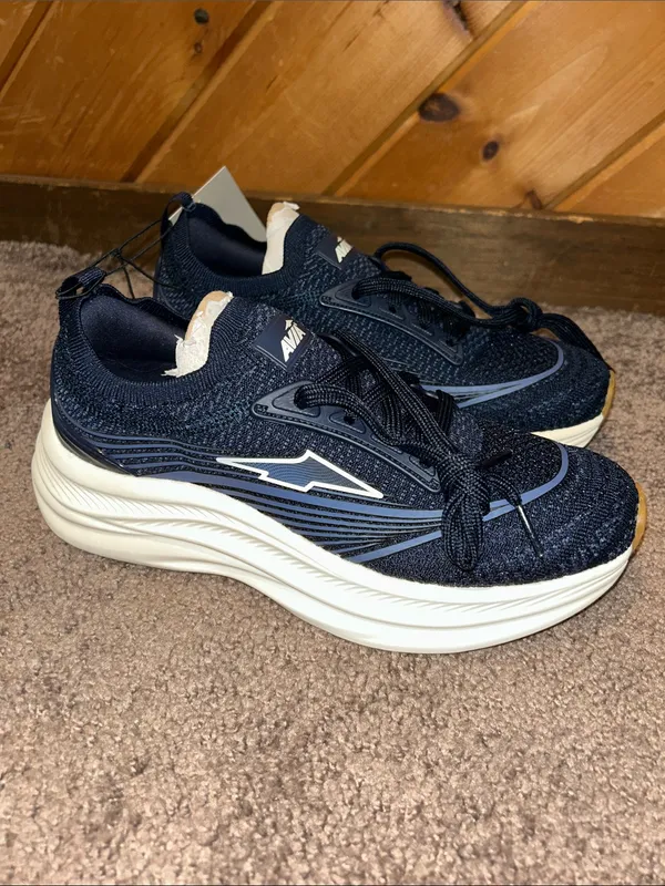 Avia Navy blue Knit Laceup Sneakers NWT - Image 5