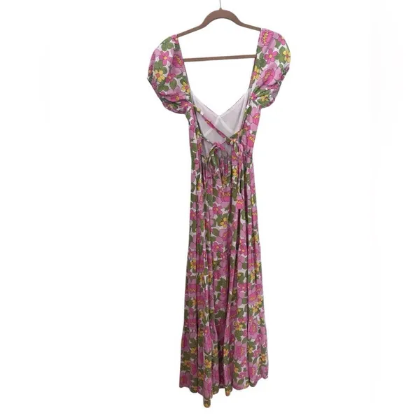 Show Me Your Mumu Cathy Maxi Dress in Fresh Floral XS - Image 4