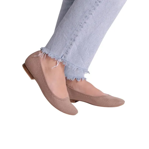NWT MIA Rasia Womens Round Toe Ballet Flat Sandals GS1578607 Sand Brown 6.5M - Image 4