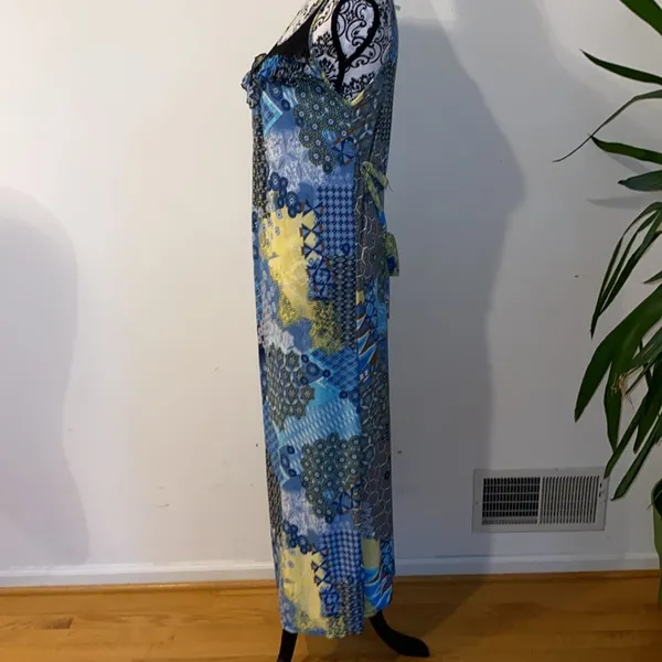 NWT!! Julia Fashion Boutique Beach Sleeveo Maxi Dress Size Small - Image 6