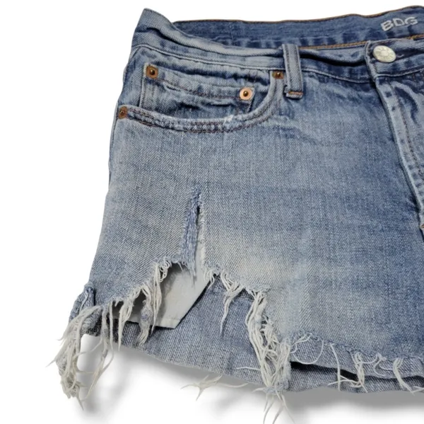 BDG Shorts Size 27 W33"xL2" BDG Urban Outfitters Tomgirl Denim Shorts Distressed Jean Shorts - Image 3