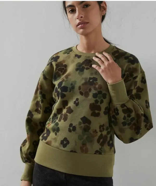 Anthropologie Scotch & Soda Forest Floral Sweatshirt - Image 2