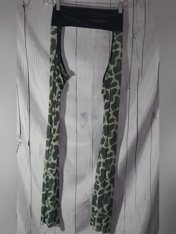 Rave Wear Animal Print Rodeo Rave Clubwear Festival Chaps - Image 2