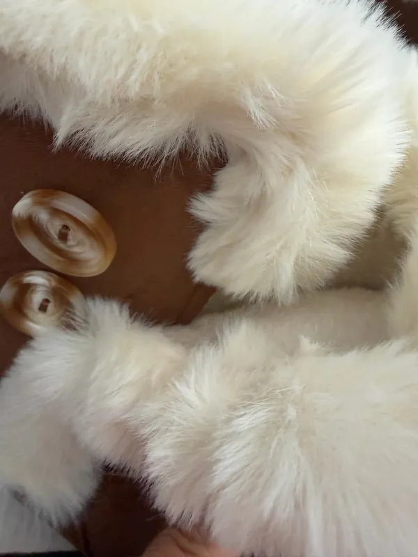 Women's Brown Suede Winter Boots with Cream Fur Trim - Image 5