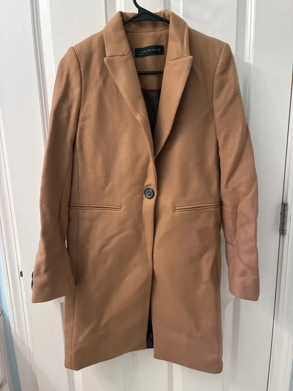 Zara Woman Tailored Single-Breasted Coat - Image 2