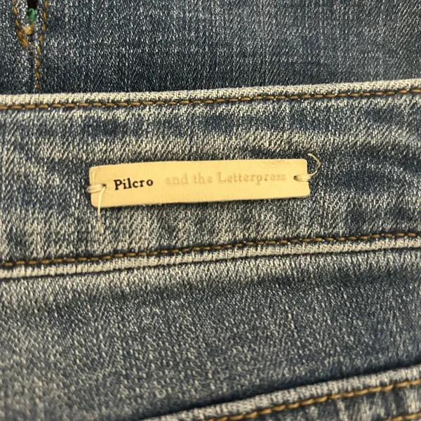 Anthropologie Pilcro and the Letterpress Flare Flounce Floral Hem Jeans Size 30‎ - Image 6