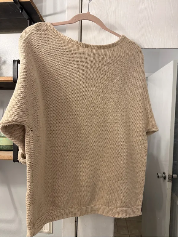 H&M Beige Lightweight Knit Sweater - Image 4