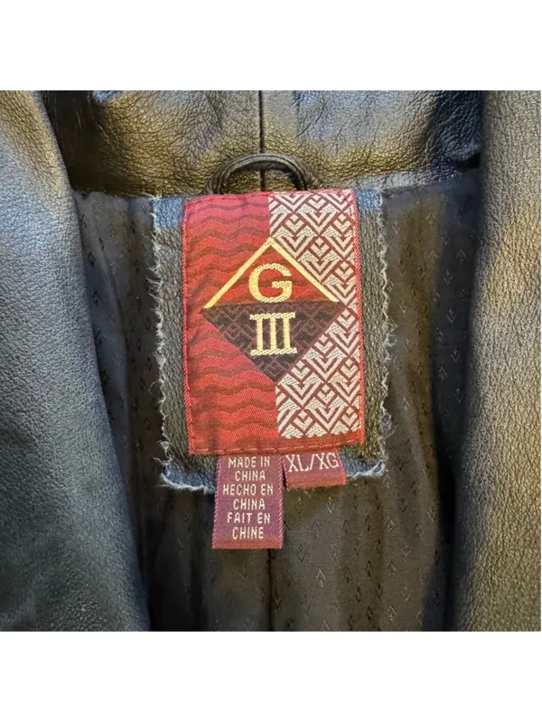 Vintage Women's G-III Leather Coat XL Black Full-Length Long Lined Insulated - Image 4