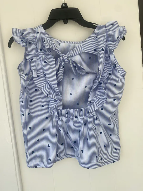 Blouse Tank Blue - Image 2