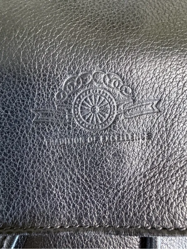 Classic Black Leather Backpack - Image 6
