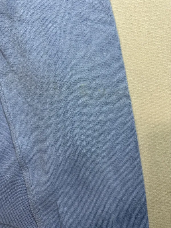 Ann Taylor Sky Blue Button-Front Crewneck Cardigan - Image 7