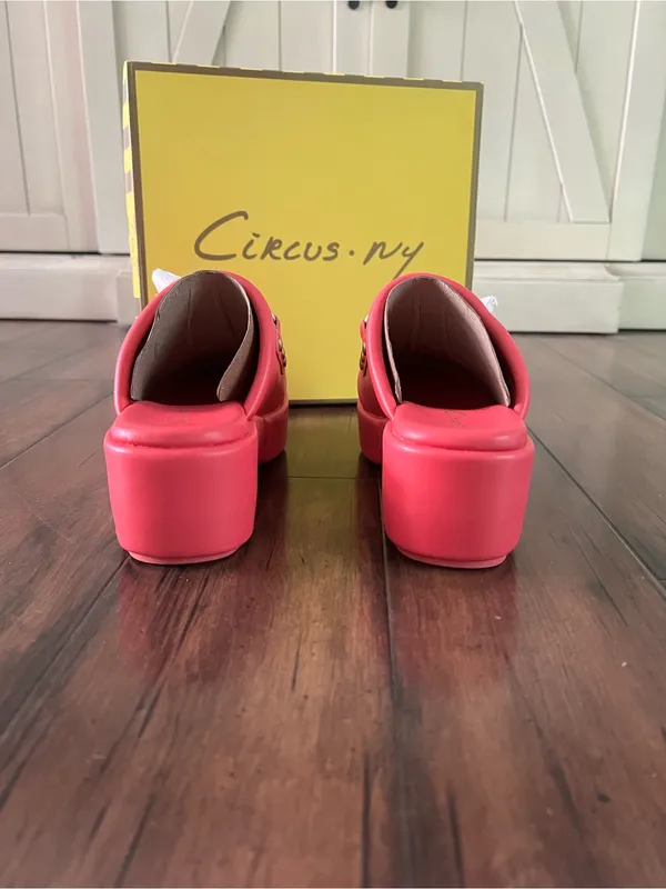 NIB - Sam Edelman Circus NY Pink Jinger Platform Clogs - Size 7 - Image 6