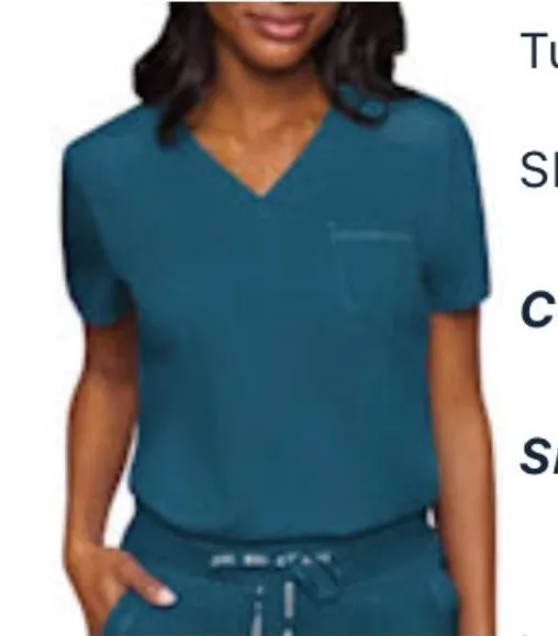 MedCouture Tuckable Scrub Top  - Image 2
