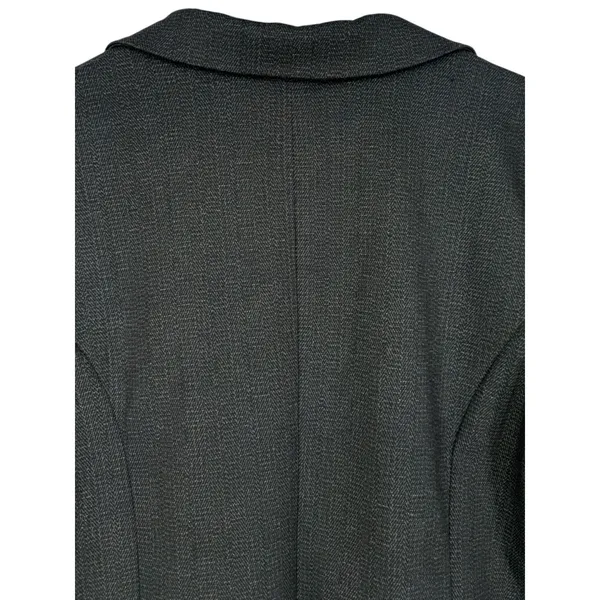 Liverpool Los Angeles Herringbone Ponte Knit Fitted Blazer Jacket Gray Sz‎ Large - Image 10