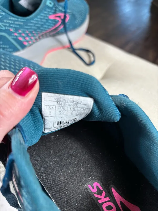 Brooks Levitate Women’s Size 8 Teal Pink Running Athletic Shoes - Image 12