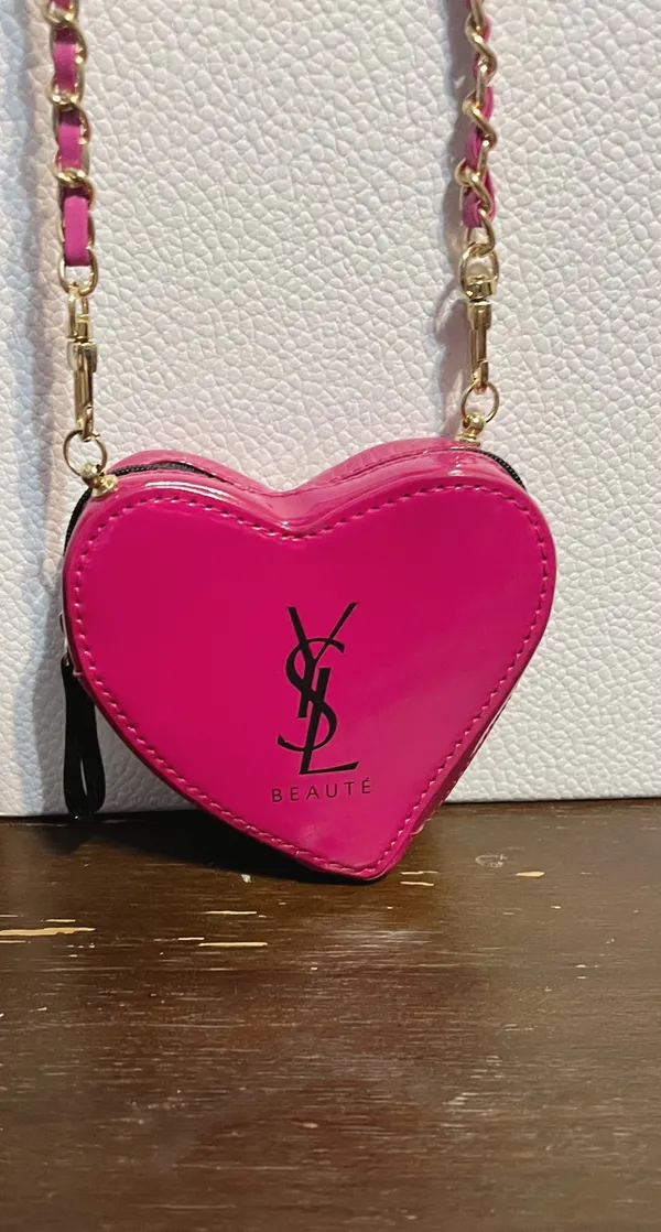 Yves Saint Laurent cosmetic Bag Pouch clutch Crossbody Bag - Image 4
