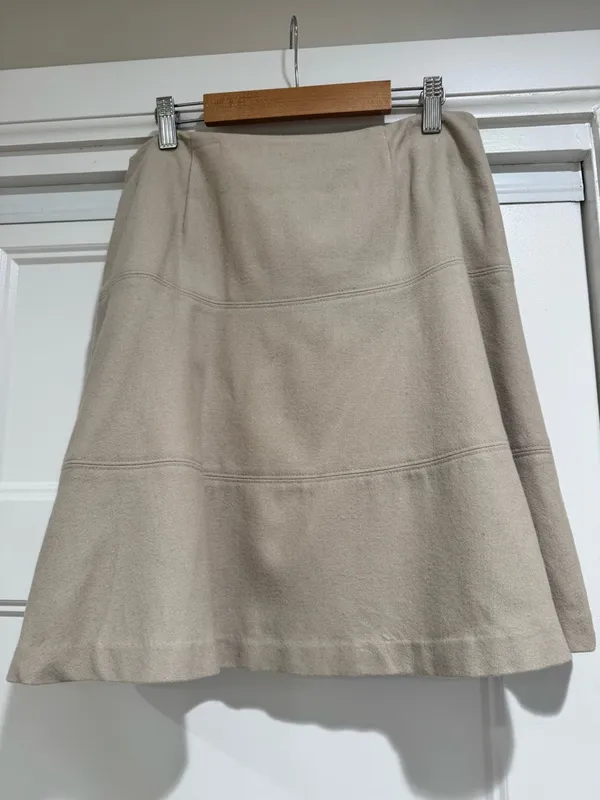 Boden Taupe A-Line/Skater Skirt - Image 6