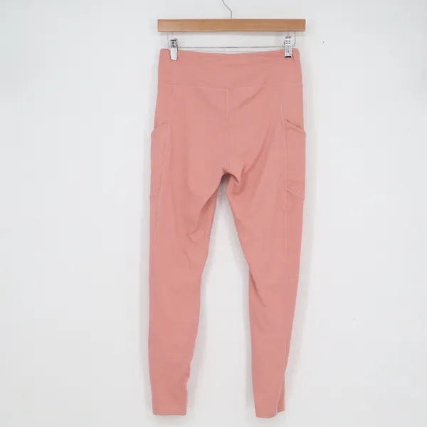 Paddington Station Pink High Rise Leggings Womens Medium Side Pockets Activewear - Image 5