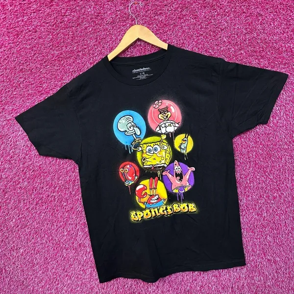 SpongeBob SquarePants Animated Series Nickelodeon Tee L  - Image 3