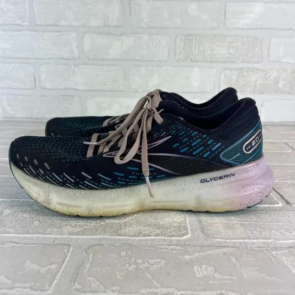 Brooks Glycerin 20 Sneakers Shoe Women 10 Navy Blue Running Athletic 1203691B499 - Image 5