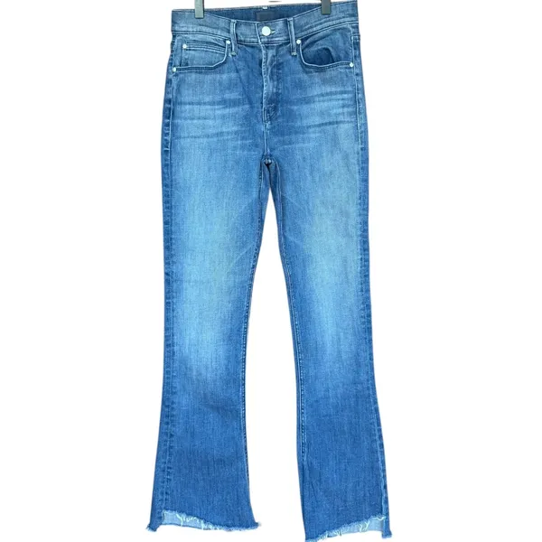Mother The Runaway Step Fray Jeans in A Night‎ in Havana Sz 27 - Image 3