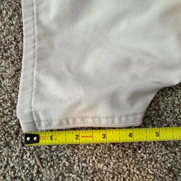Vintage Polo Jeans Co Ralph Lauren Saturday Shorts Womens 10 White Denim Y2K - Image 6