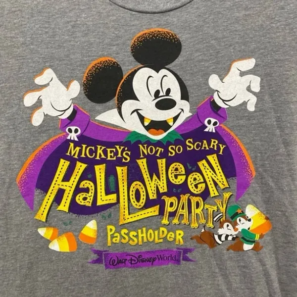 Disney parks MNSSHP passholder vampire Mickey Mouse tshirt unisex M - Image 2