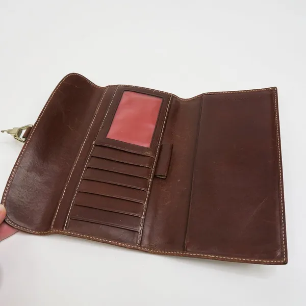 Vintage 90s Dooney & Bourke Signature Checkbook Wallet - WU53Q WA - Image 6