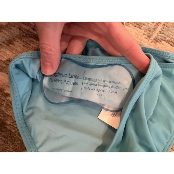 Roxy Turquoise Tie Side Bikini Bottoms Women's Sz L NWOT NEW - Image 2