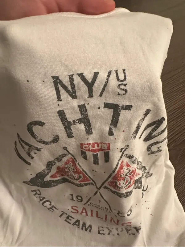 Garage Short Sleeve Crop Top Yachting - Image 3