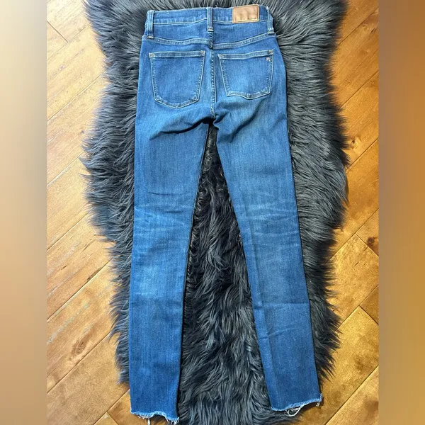 Madewell 9” High-Rise Skinny Jeans Classic Blue Jeans Size 24 - Image 4