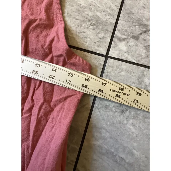 Halara NWOT Womens XS Pink Sleeveless V-Neck High Low Racerback Maxi Dress Boho - Image 2