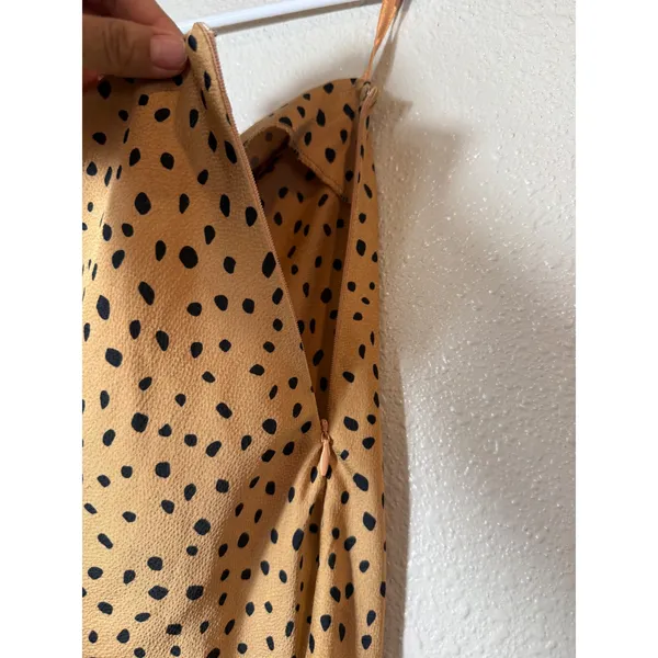 Cotton Candy LA Leopard Print Satin Midi Skirt Size M - Image 5