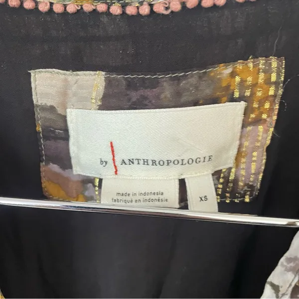 Anthropologie Blair Metallic Shimmer Maxi Dress in Size XS - Image 5
