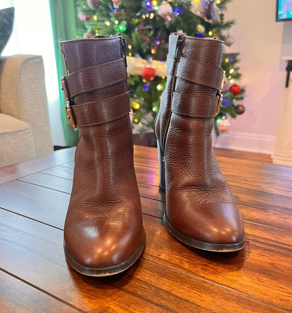 Leather Boots Gillio Brown Size 7 - Image 5