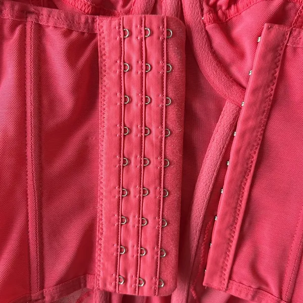 Urban Outfitters OUT FROM UNDER COSET TOP IN PINK SIZE XS - Image 3