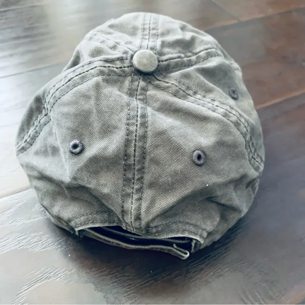 Carhartt Classic Asphalt Gray Cotton Canvas Cap Baseball Hat for Women - Image 9