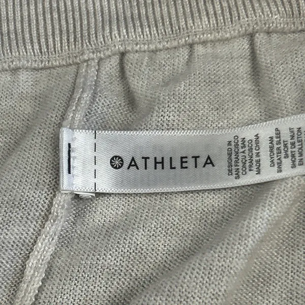 Athleta Daydream Sweater Sleep Shorts Womens Large Wool Blend Cream 985737 - Image 2