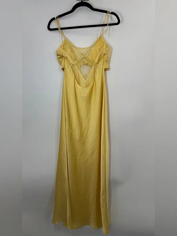 If By Sea Satin Slip Maxi Dress - Image 5
