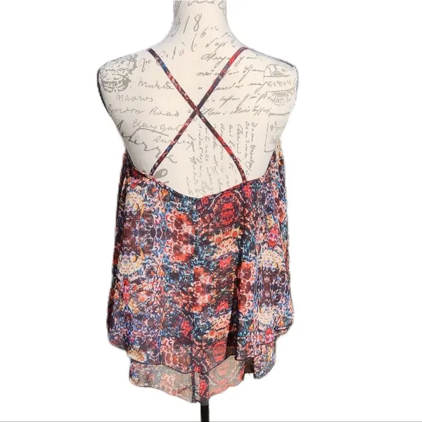 Abercrombie -217 floral paisley print layered cami‎ Small - Image 5