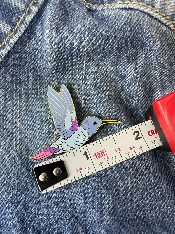 Humming Bird Enamel Pin Multiple - Image 2