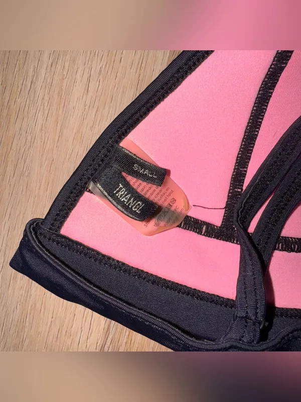Triangl Pink & Black Bikini Top Bundle - Image 3