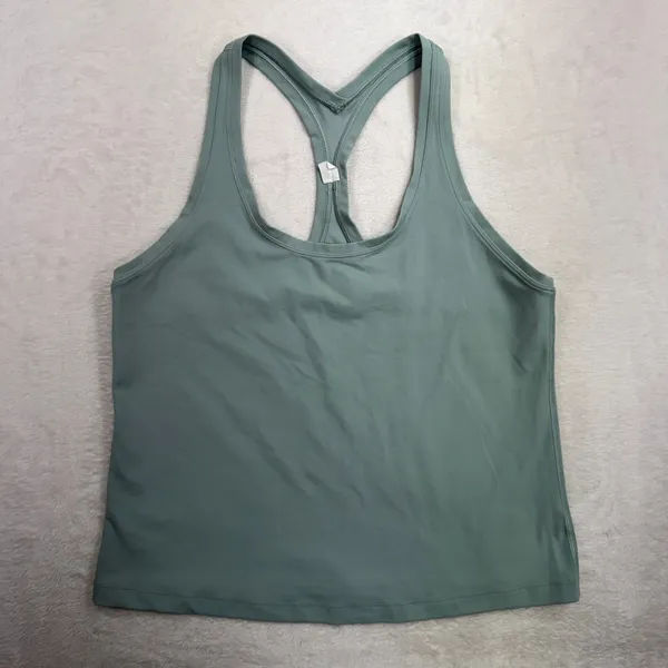 Lululemon 12 Cool Racerback Tank Top Shorter Length Nulu Tidewater Teal Active - Image 3